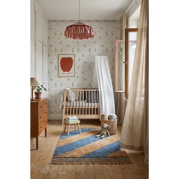 Papel de Parede Rabbits hearts with ornament – Dekornik – imagem 3