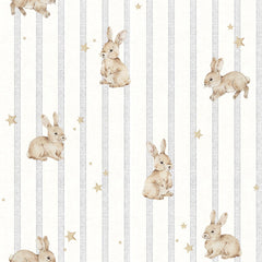 Papel de Parede Rabbits hearts – Dekornik – imagem 1