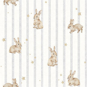 Papel de Parede Rabbits hearts – Dekornik – imagem 1