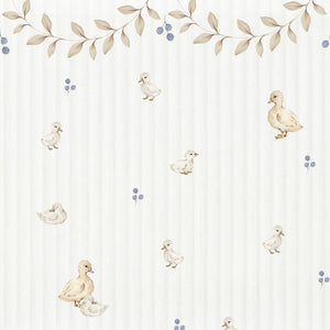 Papel de Parede Ducklings with ornaments – Dekornik – imagem 1