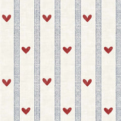 Papel de Parede Hearts and stripes morning – Dekornik – imagem 1