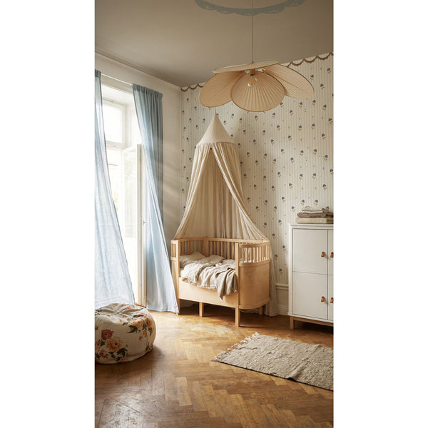 Papel de Parede Delicate retro flowers with ornament – Dekornik – imagem 2