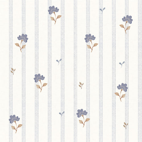 Papel de Parede Delicate retro flowers – Dekornik – imagem 1