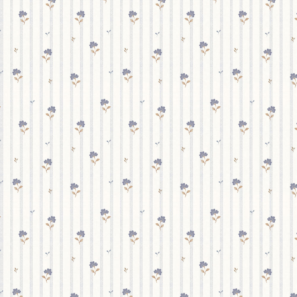 Papel de Parede Delicate retro flowers – Dekornik – imagem 1
