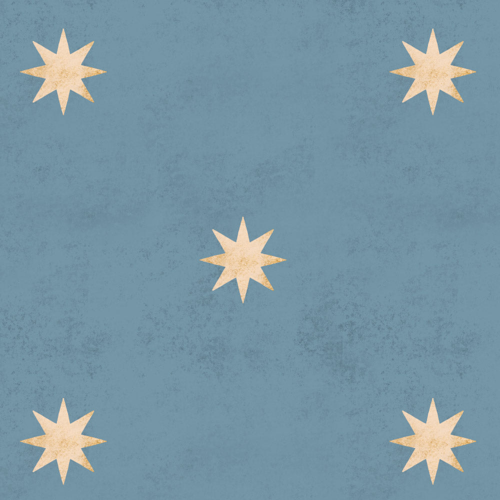 Papel de Parede Classy stars blue – Dekornik – imagem 1
