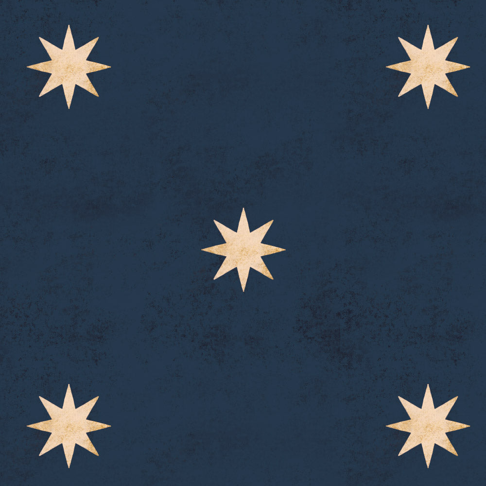 Papel de Parede Classy stars navy blue – Dekornik – imagem 1