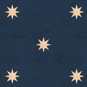 Papel de Parede Classy stars navy blue – Dekornik – imagem 1