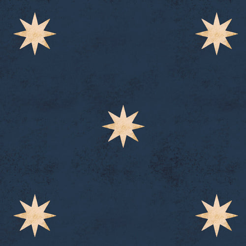 Papel de Parede Classy stars navy blue – Dekornik – imagem 1