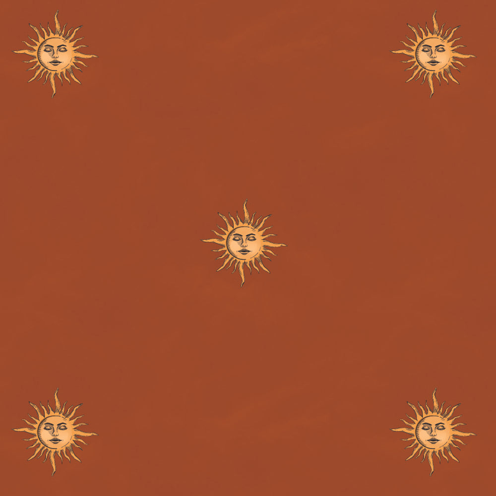 Papel de Parede Classic sun red – Dekornik – imagem 1