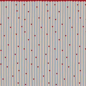 Papel de Parede French hearts stripes – Dekornik – imagem 4