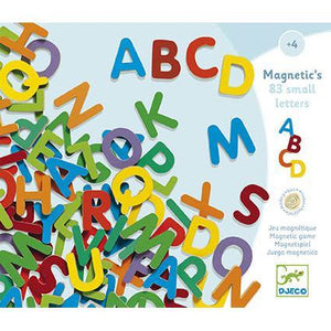 Djeco 83 Letras Pequenas Magnéticas
