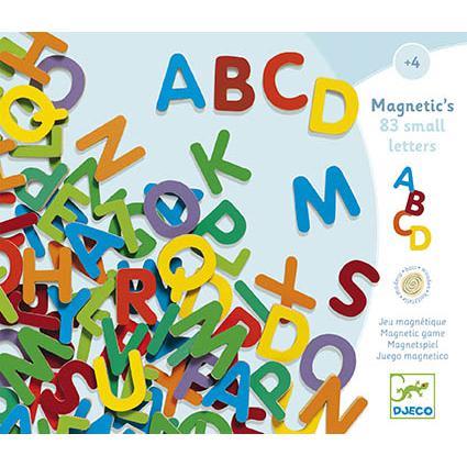 Djeco 83 Letras Pequenas Magnéticas