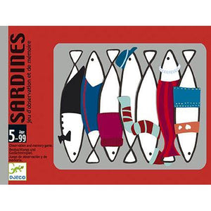 Sardines – Jogo de Cartas de Observação e Memória | Djeco