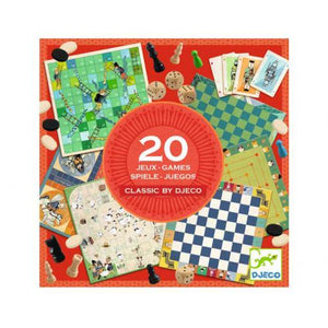Djeco 20 Classical Games – Caixa c/ 20 Jogos Clássicos