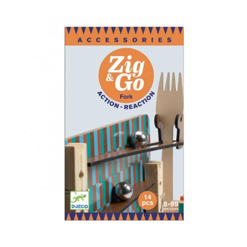 Djeco Zig & Go – Circuito c/ Molas e Garfo 14 peças
