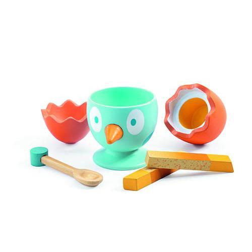 Djeco Coco Egg — Conjunto de Pequeno-Almoço