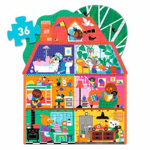 Djeco A Casa dos Amigos – Puzzle Gigante 36 Peças