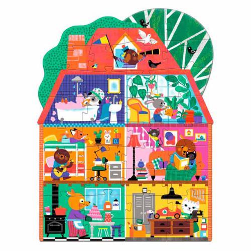 Djeco A Casa dos Amigos – Puzzle Gigante 36 Peças
