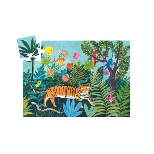 Djeco A Caminhada do Tigre – Puzzle Silhueta 24 Peças