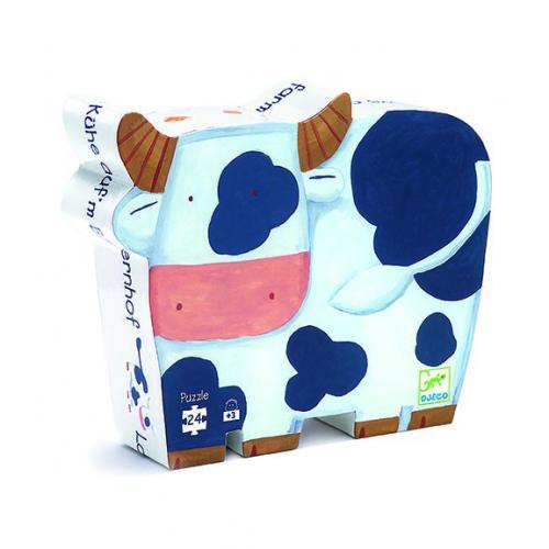 Djeco As Vacas na Quinta – Puzzle Silhueta 24 Peças