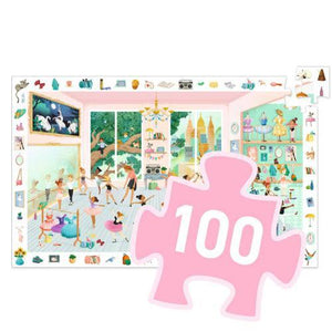 Djeco A Escola de Dança – Puzzle de Observação 100 Peças