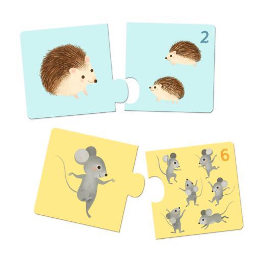 Puzzle Duo – Animais Bebés | Djeco