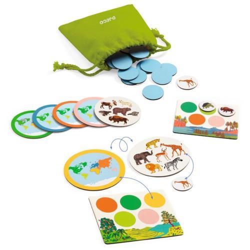 Djeco Animo Mondo — Jogo de Loto dos Animais do Mundo