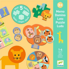 Djeco Animais Selvagens – 5 Jogos