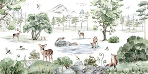 Mural Deer Forest | Kikki Belle – Winter