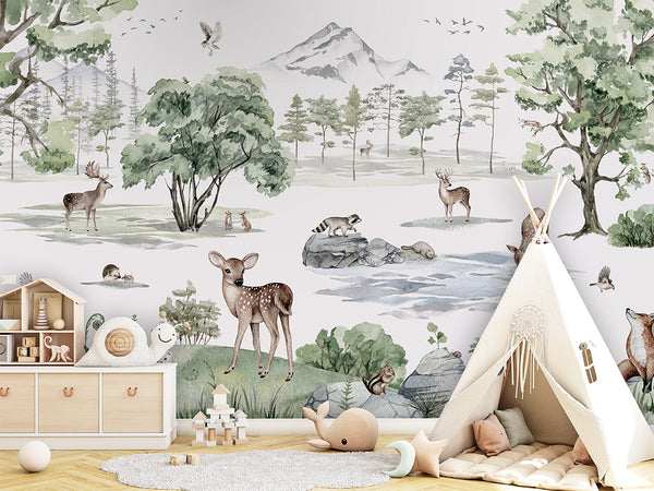 Mural Deer Forest | Kikki Belle – Kikki Belle – imagem 10