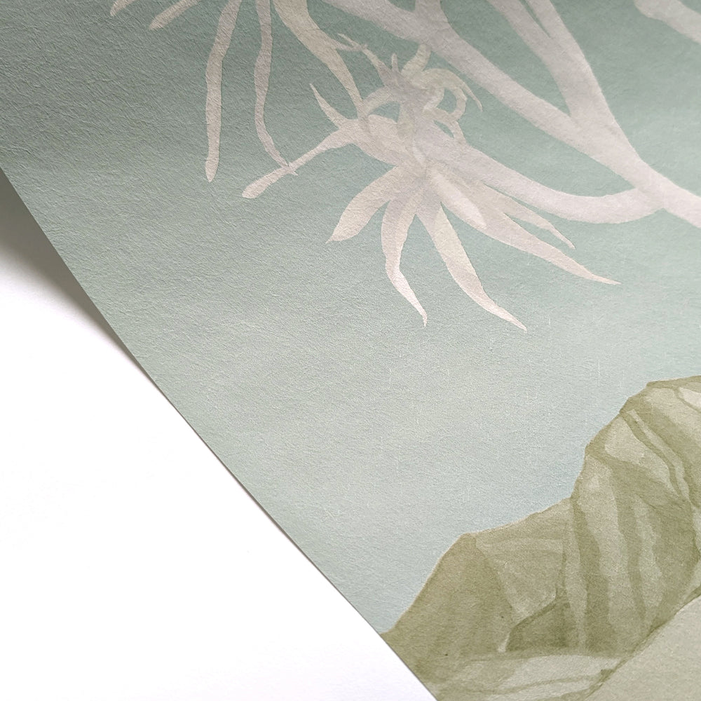Mural Desert — Verde Areia Sian Zeng — imagem de ambiente