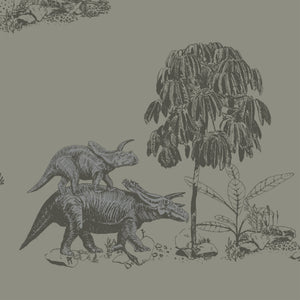Papel de Parede Dino — Cinzento Sian Zeng