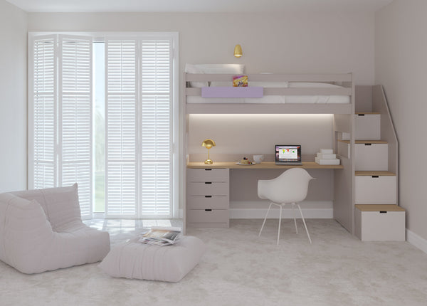 Cama Loft XL com Escadas de Arrumação – Muba Design – imagem 2