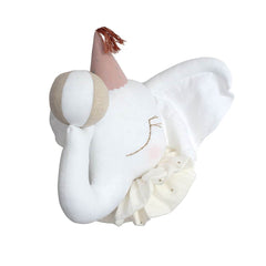 Elefante Circo branco com chapéu rosa – Love Me Decoration
