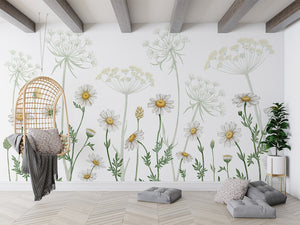 Mural Dazzling Daisies - White | Kikki Belle – Kikki Belle – imagem 3