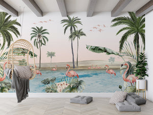 Mural Flamingo Oasis | Kikki Belle – Kikki Belle – imagem 2
