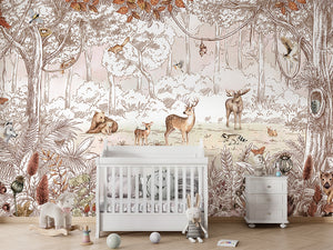 Mural Forest Friends | Kikki Belle – Autumn