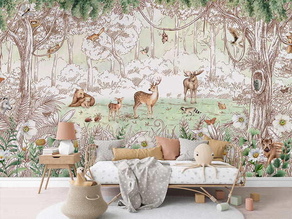 Mural Forest Friends | Kikki Belle – Kikki Belle – imagem 6