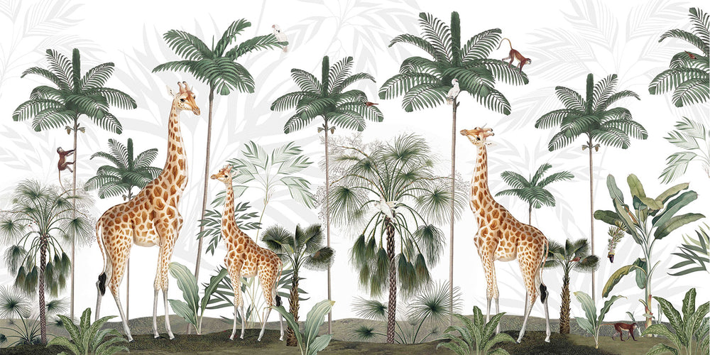 Mural Gracious Giraffes | Kikki Belle – Kikki Belle