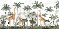Mural Gracious Giraffes | Kikki Belle – Kikki Belle
