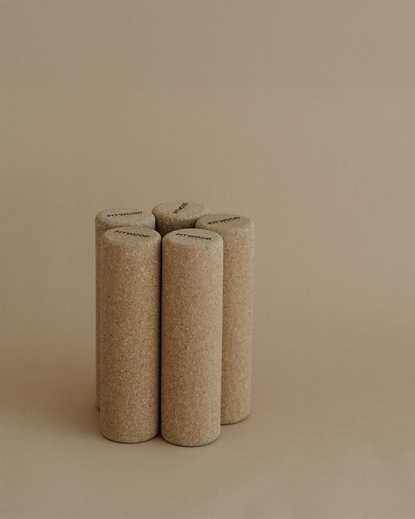 HALLA — Rolo de massagem em cortiça — FitWood