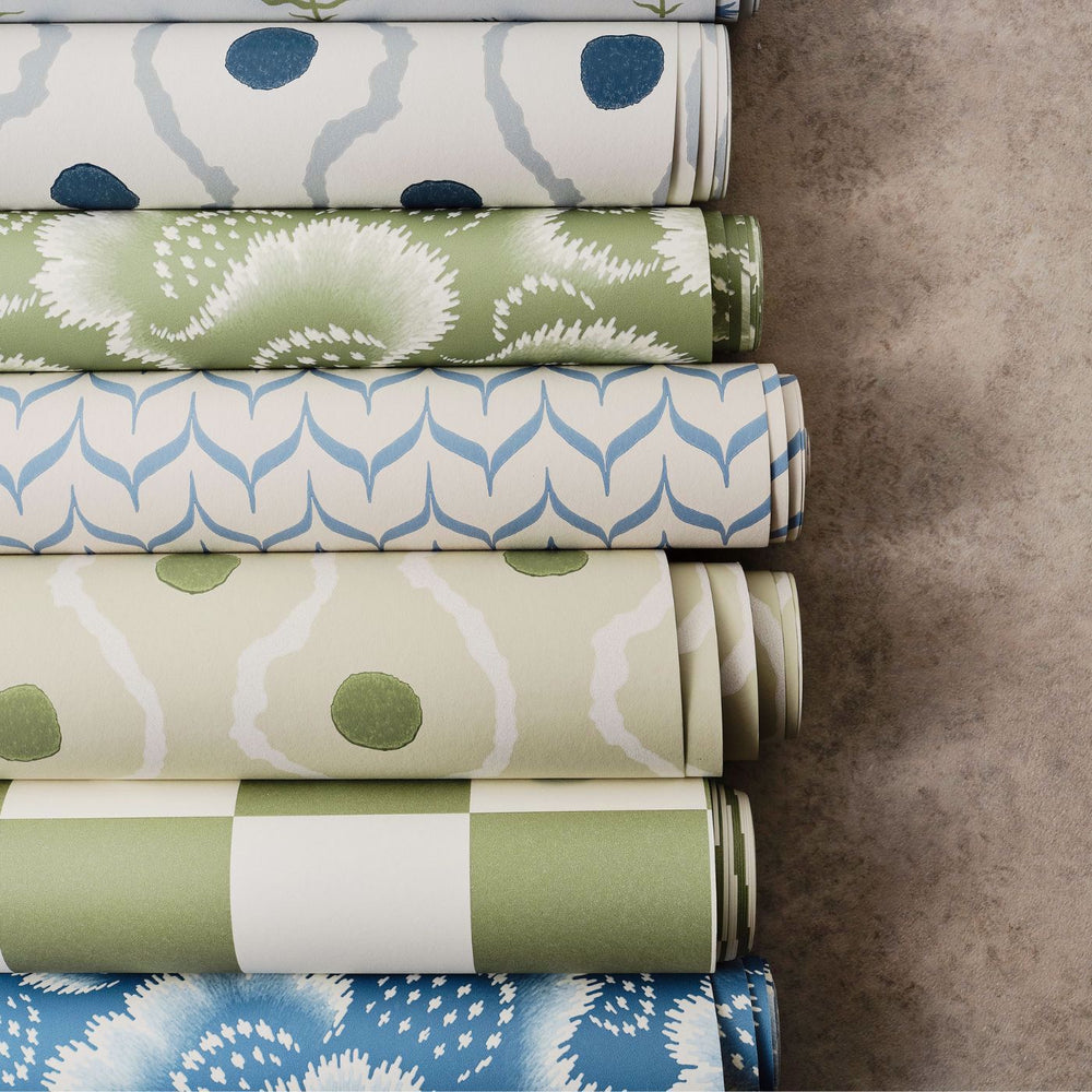 Papel de parede Harlequin Ludaix na cor Pacific