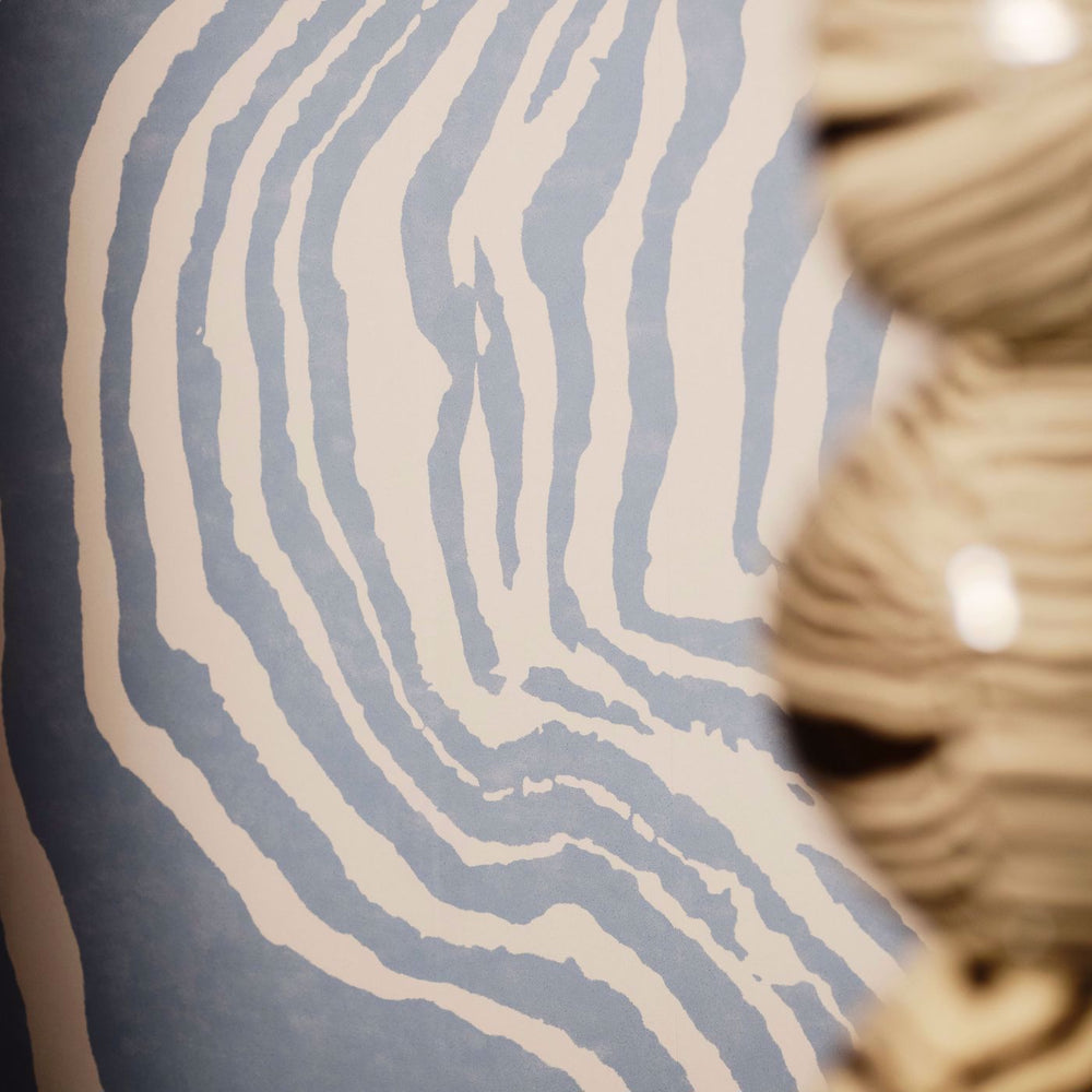 Papel de parede Harlequin Marble na cor Atlantic