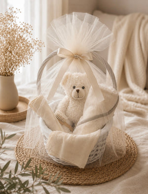 Baby Basket Bear White Bath – Bebe W – imagem 2
