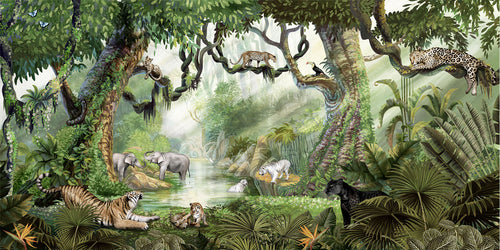 Mural Jungle Cats | Kikki Belle – Kikki Belle