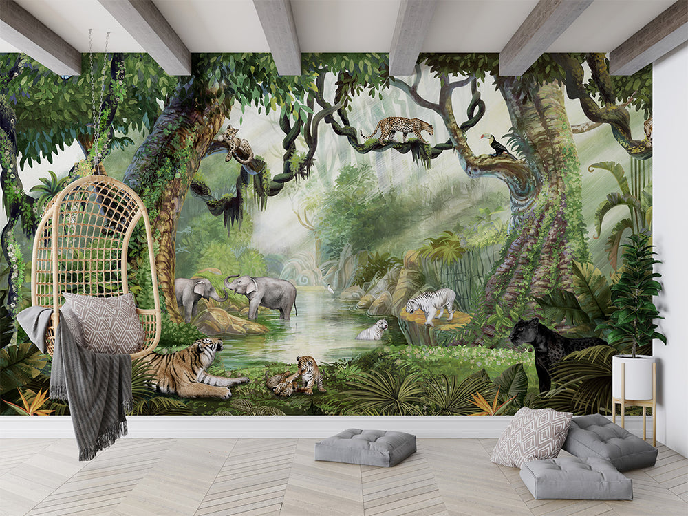 Mural Jungle Cats | Kikki Belle – Kikki Belle
