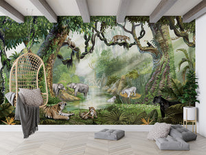 Mural Jungle Cats | Kikki Belle – Kikki Belle – imagem 2