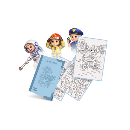 Recarga para KIDYDRAW-PAD 6 - Heróis do Dia a Dia | KidyWolf