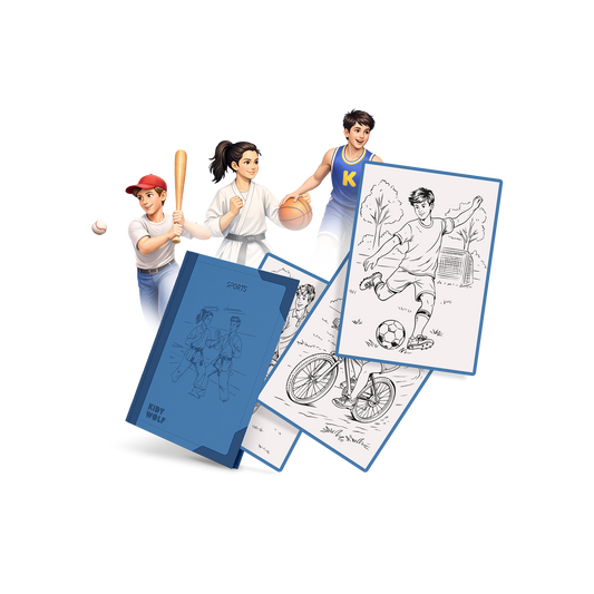 Recarga para KIDYDRAW-PAD 8 - Desporto | KidyWolf
