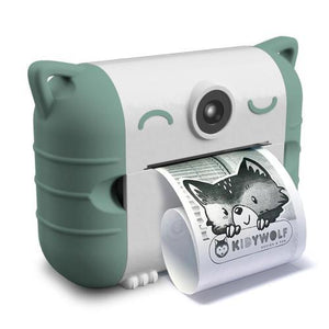 Máquina Fotográfica com Impressão KIDYPRINT - Verde | KidyWolf